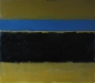 Blue and black through sandy yellow, 2025